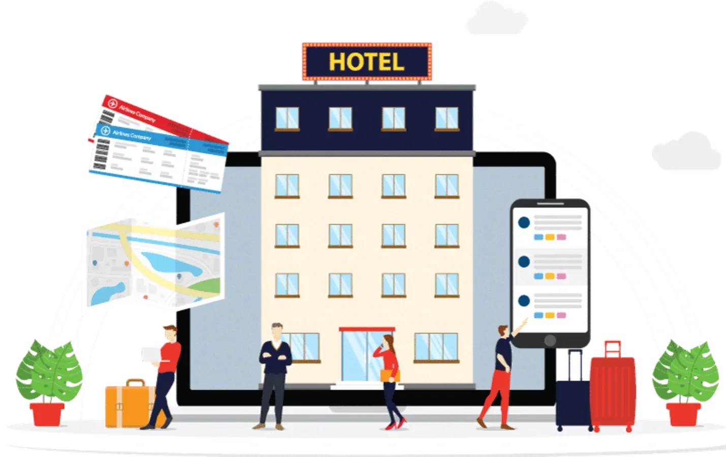 راهنمای جامع بهترین اپلیکیشن‌ها و سایت‌های رزرو هتل و بلیط