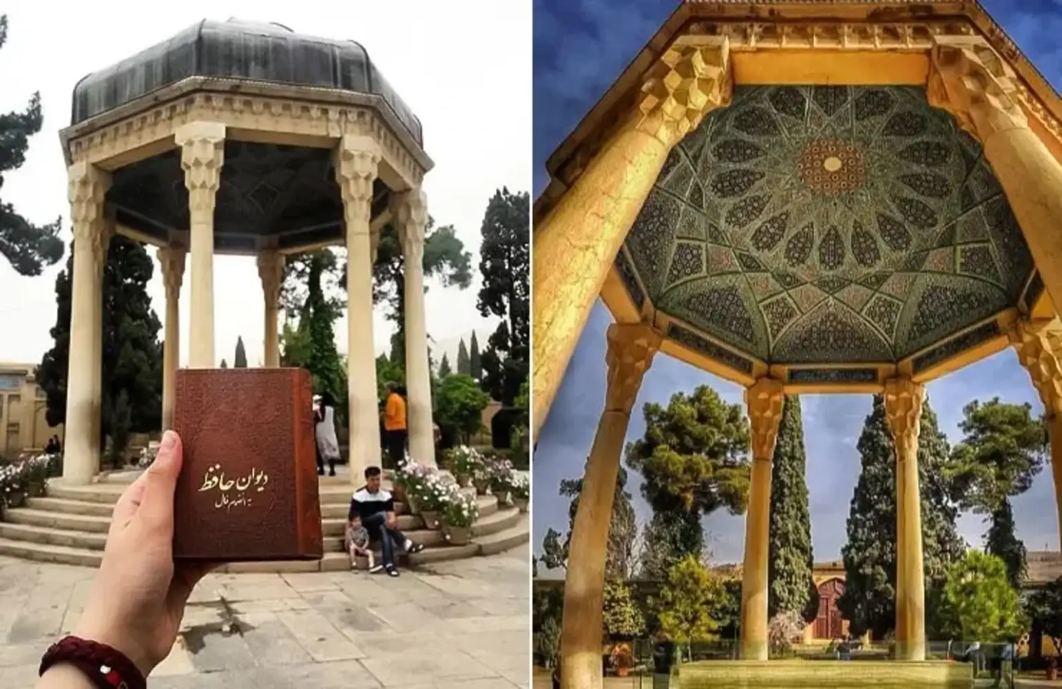 تحلیل جامع آرامگاه حافظ و سعدی؛ نمادهای ادبی و فضای سبز شیراز
